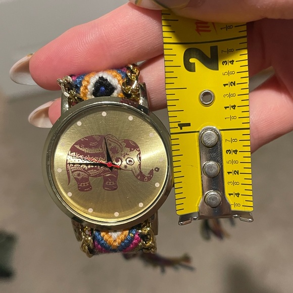 Urban Outfitters Tribal Elephant Watch Textile O/S - Picture 5 of 5